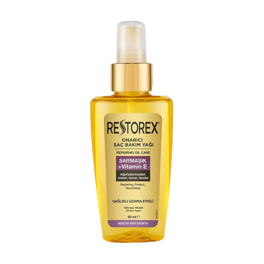 Відновлювальна олія для волосся Restorex Repairing Oil Care,  80 мл